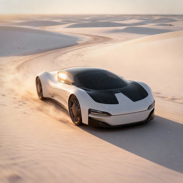 Concept sports car — A-surface SubD modeling exercise in Autodesk Alias, automotive industrial design portfolio thumbnail by Diego Báez