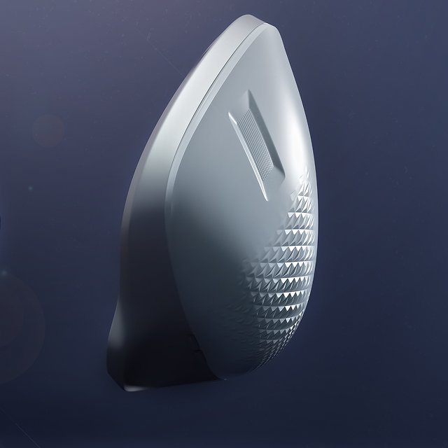 Armadillo Mouse — ergonomic computer mouse concept with armadillo-inspired triangular grip texture, industrial design portfolio thumbnail by Diego Báez